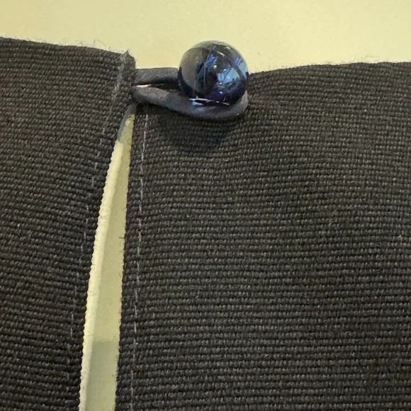 Orla Kiely Tiered Ruffle Dress | Dark Navy |Sleeveless Size 4 - Picture 12 of 16